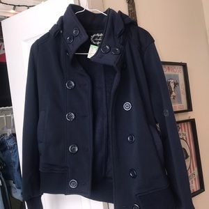 Navy Blue Winter Coat